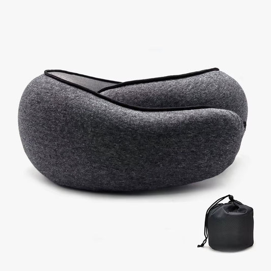 Memory Foam Neck Pillow Cervical Vertebra Travel Portable Noon Break Aircraft U Type of Pillow Sleep Camping Pillow Carry Bag