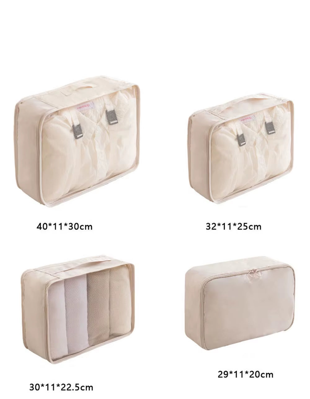 Business/Travel 7-Piece Storage Bag Set Clothes Sorting and Packaging Bag Travel Luggage Clothing Underwear Storage Bag