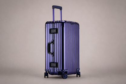 Blue All-Aluminum Magnesium Alloy Luggage