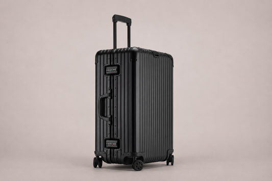 Black All-Aluminum Magnesium Alloy Luggage