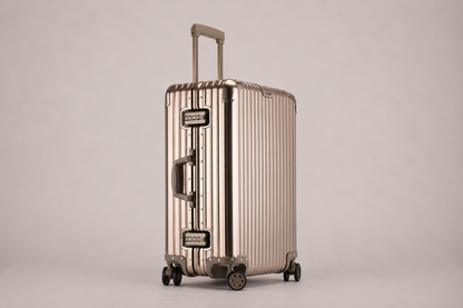 Gold All-Aluminum Magnesium Alloy Luggage