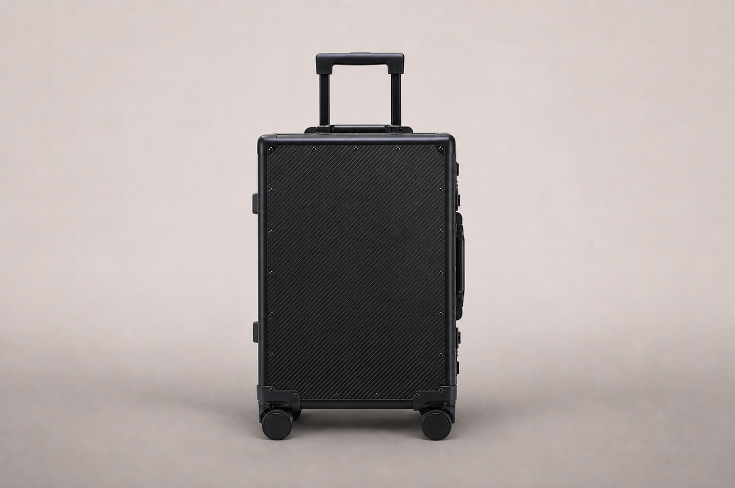Black Carbon Fibre Luggage