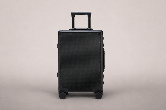 Black Carbon Fibre Luggage