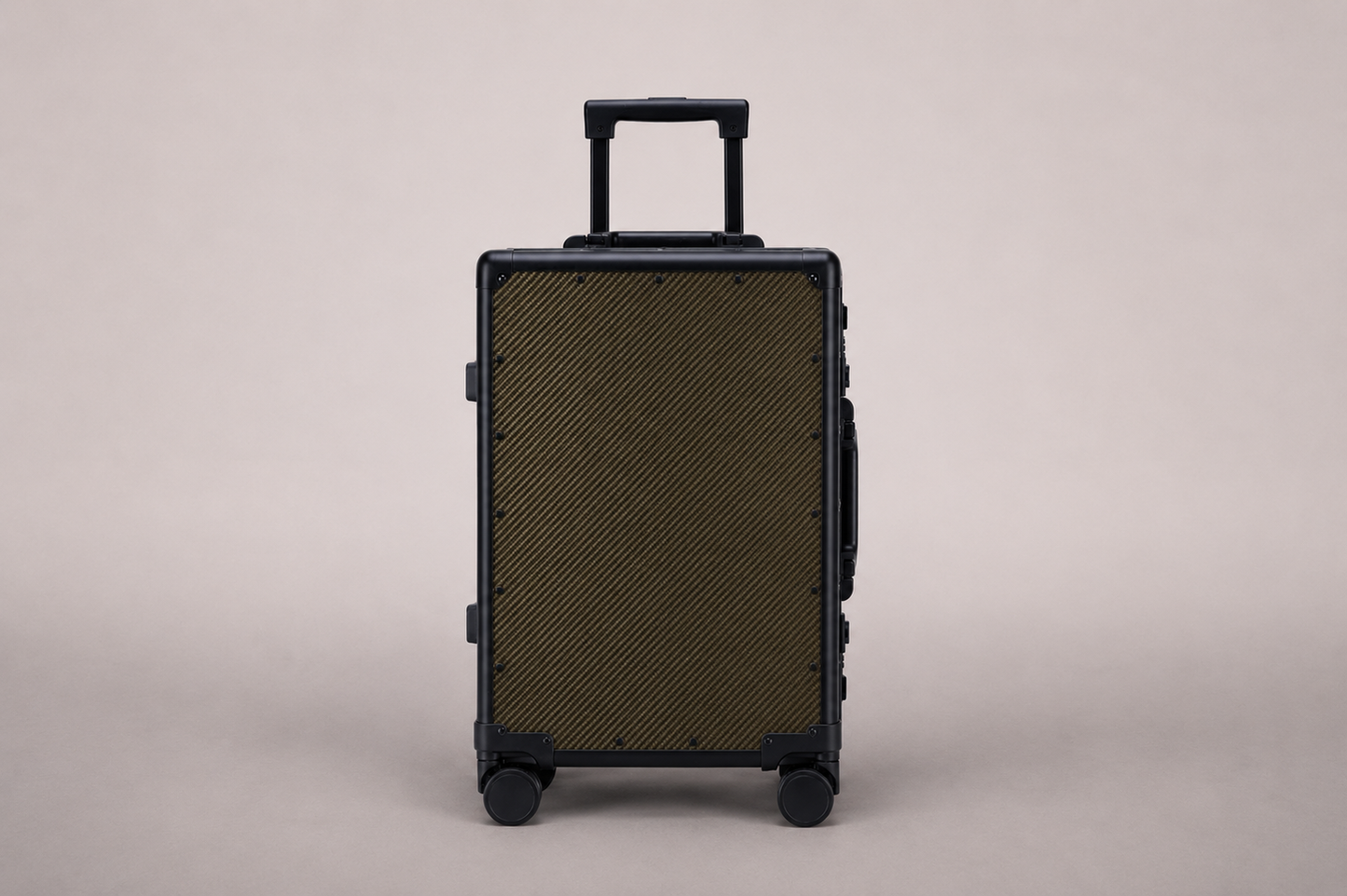 Brown Carbon Fibre Luggage