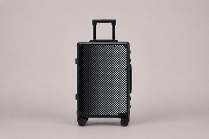 Checkered Carbon Fibre Luggage
