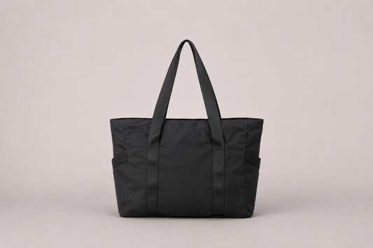 Black Comfy Travel Tote Bag