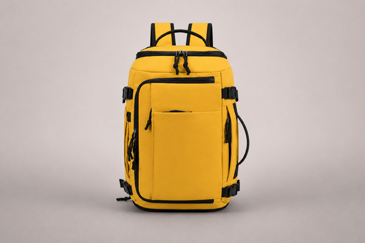 Yellow Strider Pro Travel Backpack
