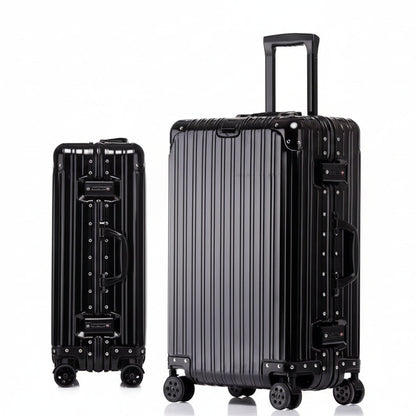 High Quality 100% Aluminum-Magnesium Alloy Material 20/24/26/29 Size Travel Luggage Spinner Brand Travel Suitcase