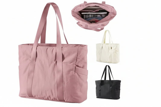 Women Travel Tote Bag University Laptop Travel Tote Diaper Gym Yoga Bag Shoulder Bag Yoga Mat Buckle for Sports College Work