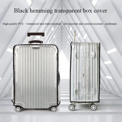 Luggage Protective Cover Luggage Cover Travel Trolley Case Transparent Dust Cover Luggage Protective Cover
